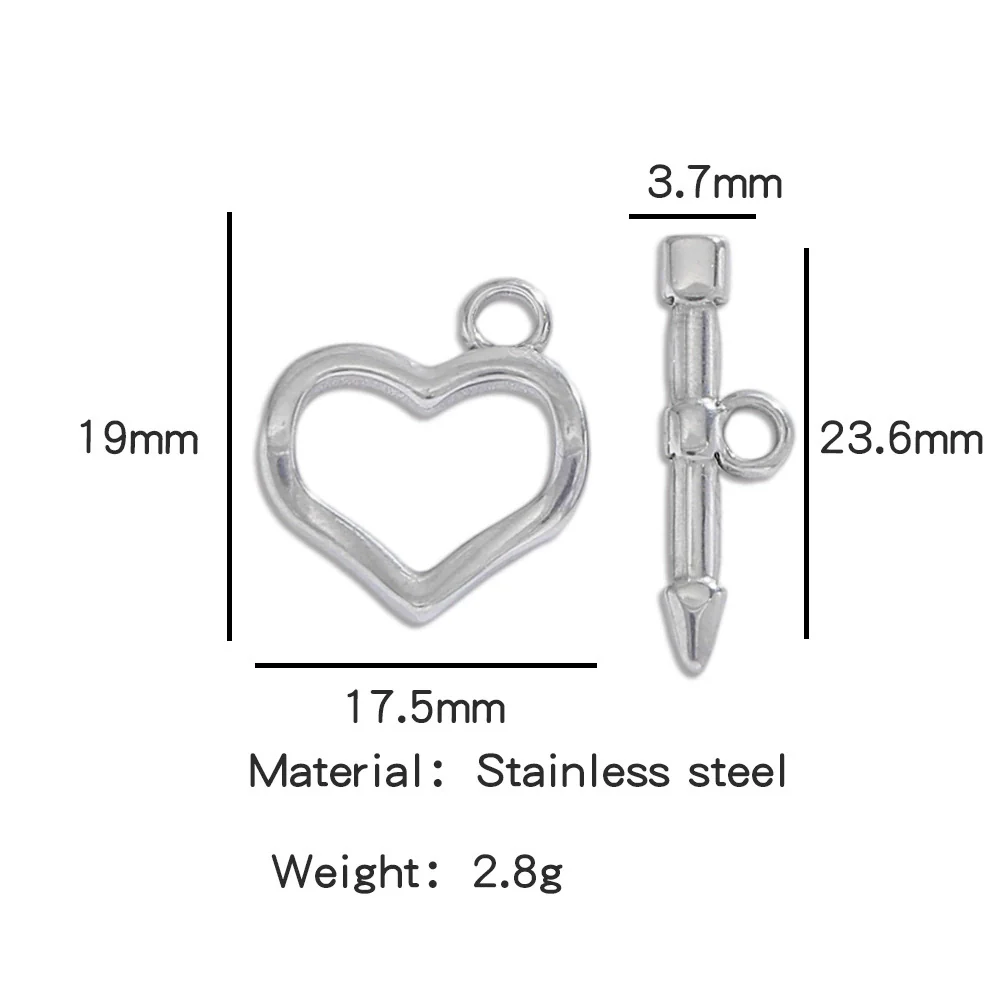 Stainless Steel Bee Pattern Electroplated Buckle Jewelry Accessories - Image 15