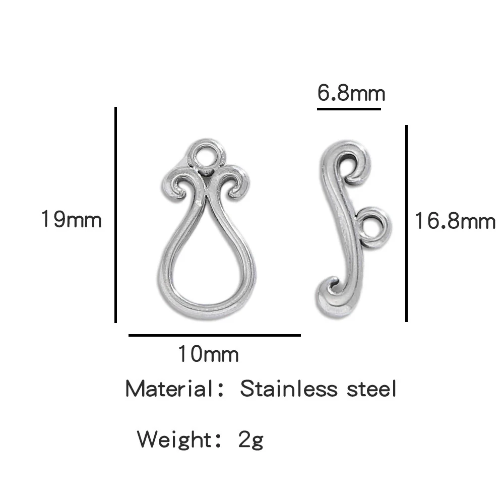Stainless Steel Bee Pattern Electroplated Buckle Jewelry Accessories - Image 22