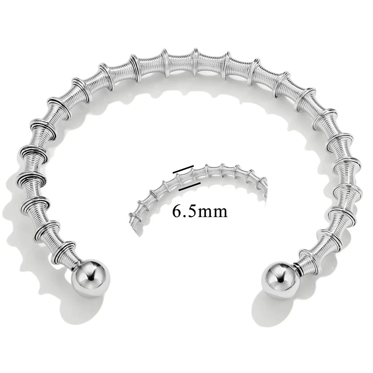 Stainless Steel Bohemian Adjustable Female Woven Bracelet With Electroplating - Image 7