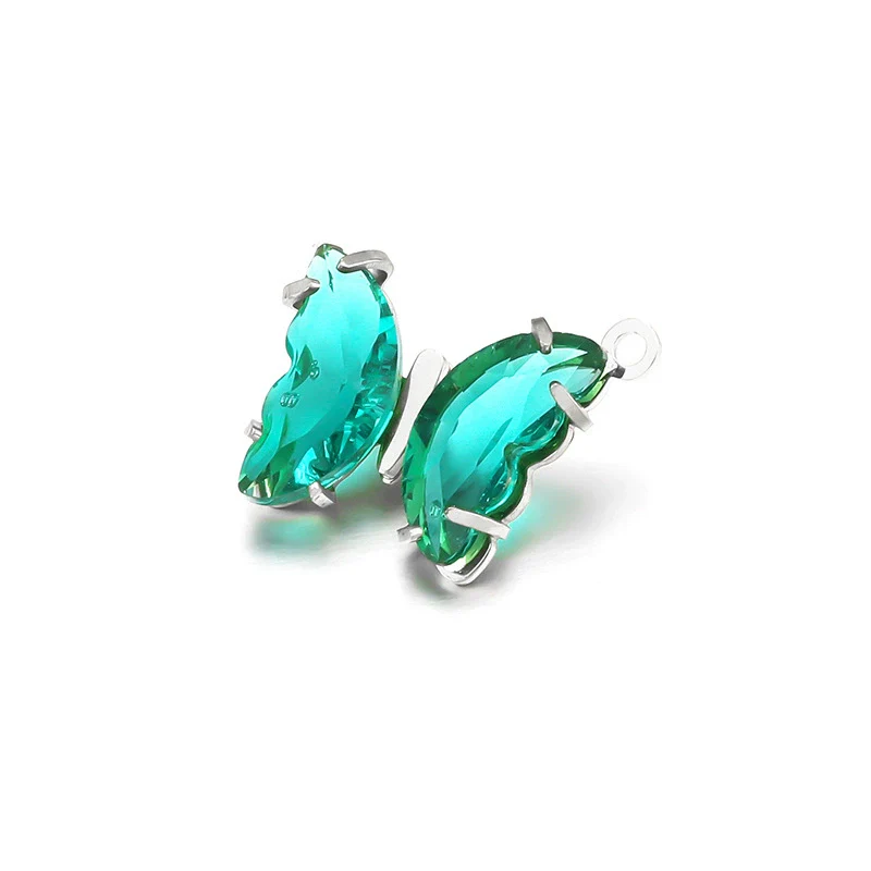 Stainless Steel Butterfly Pendant Jewelry Accessories With Dripping Oil Treatment - Image 18