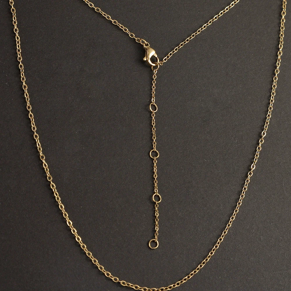Stainless Steel Chain Necklace Furnace Electroplated Jewelry Accessories Diy Tail Chain Unisex Original Design