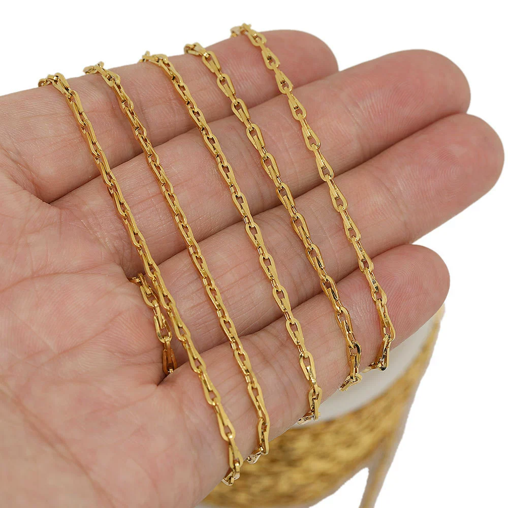 Stainless Steel Cross Bow Chain Jewelry For Diy Necklace Bracelet Shoe Bag Accessories With Electroplating Treatment - Image 4