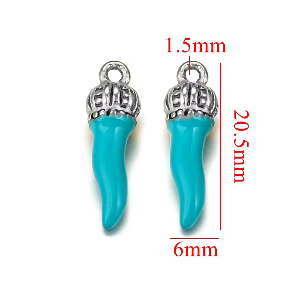 Stainless Steel Dripping Oil Three Dimensional Pepper Pendant Jewelry Earrings Luggage Pendant Diy Handmade - Image 10