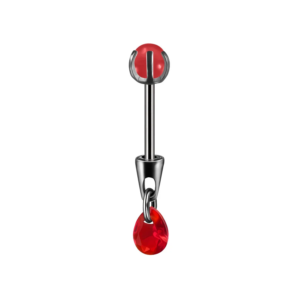 Stainless Steel Drop Shape Pendant Piercing Jewelry Electroplated Fashion Unisex - Image 24