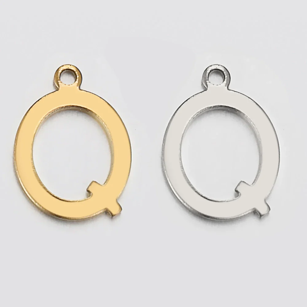 Stainless Steel English Letter Pendant Electroplated Gold Necklace Accessories - Image 22