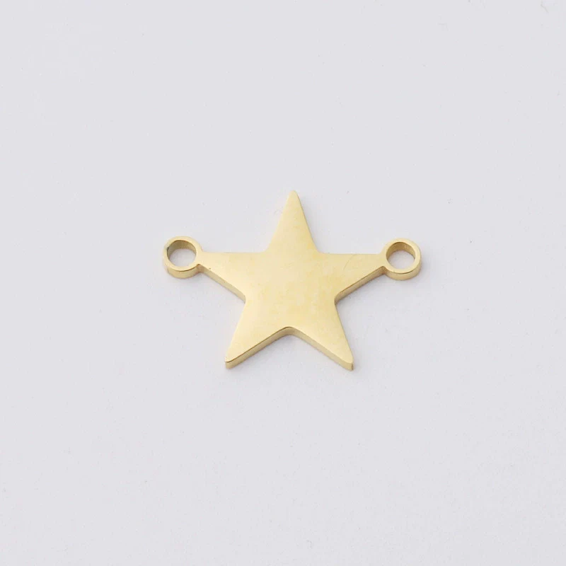 Stainless Steel Fivepointed Star Jewelry Accessories Pendant For Necklace And Bracelet With Fine Polishing - Image 5