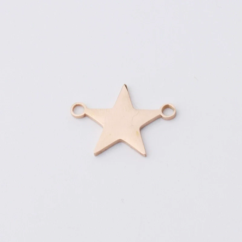 Stainless Steel Fivepointed Star Jewelry Accessories Pendant For Necklace And Bracelet With Fine Polishing - Image 6