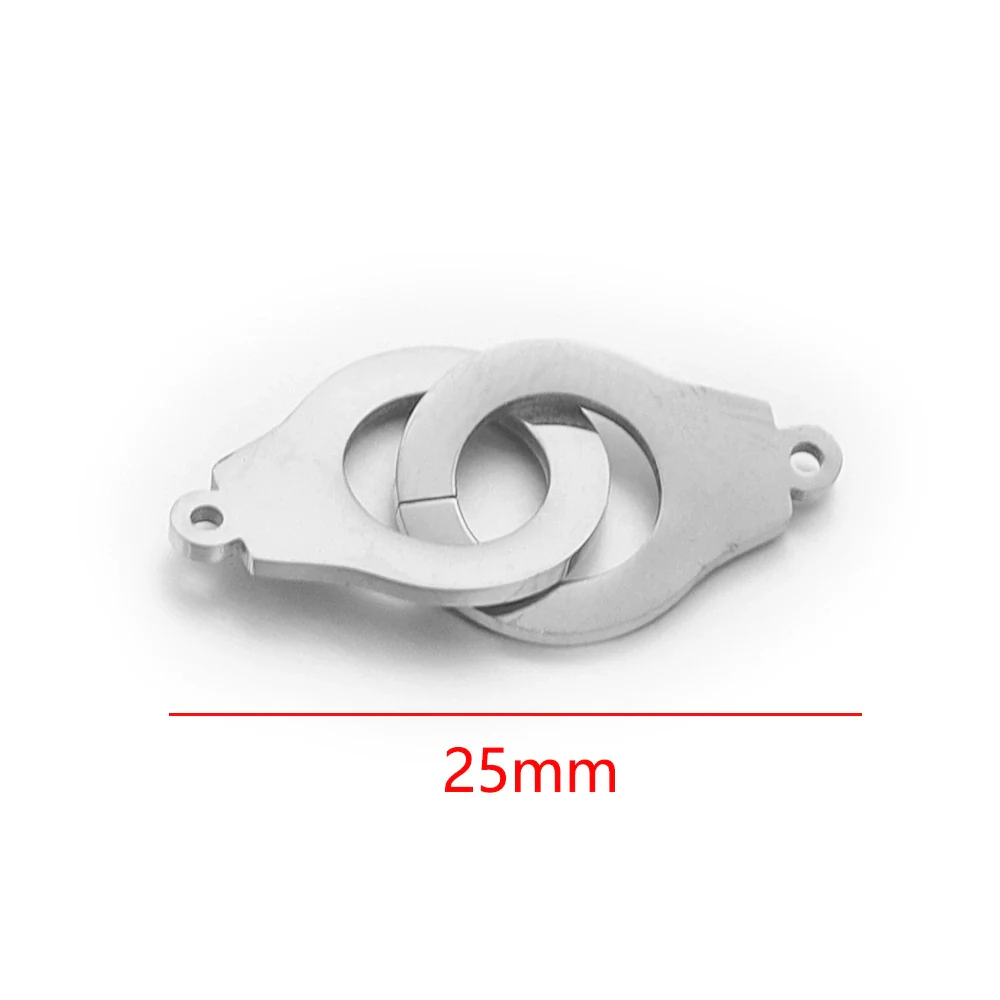 Stainless Steel Geometric Baking Paint Round Sliding Ring Buckle Diy Jewelry Accessories Pendant Bracelet Necklace - Image 6