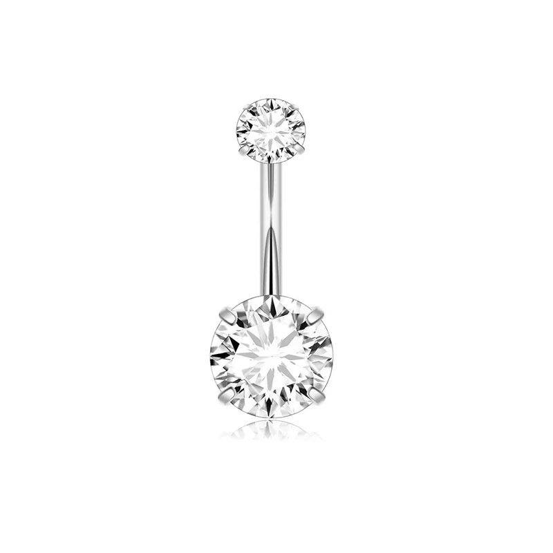 Stainless Steel Geometric Belly Button Ring For Unisex With Electroplating For Body Piercing - Image 10