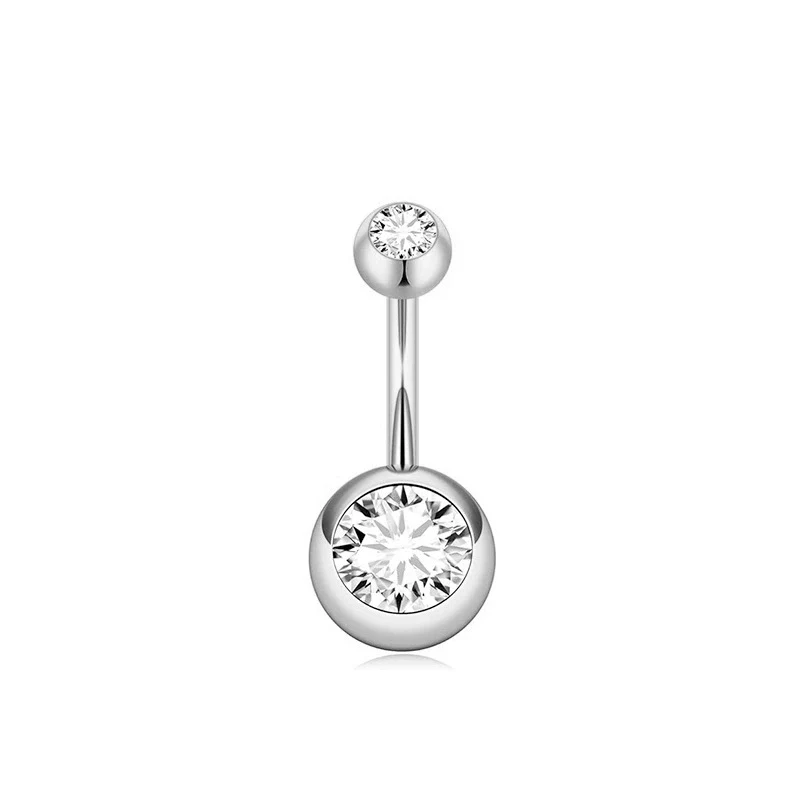 Stainless Steel Geometric Belly Button Ring For Unisex With Electroplating For Body Piercing - Image 11