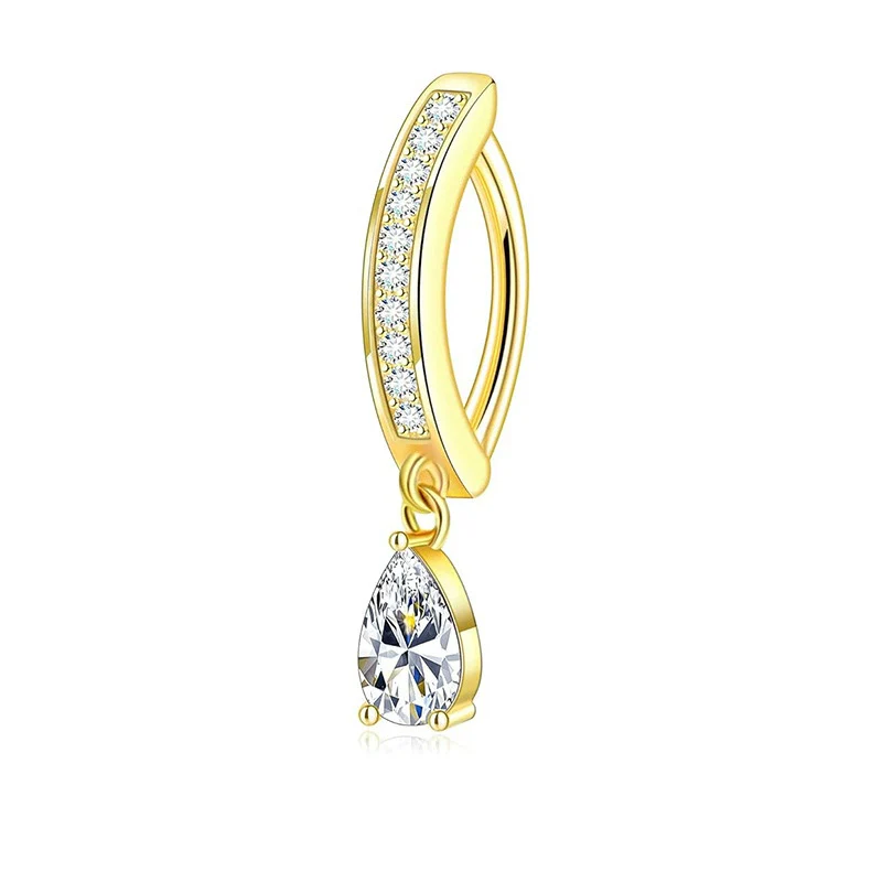 Stainless Steel Geometric Belly Button Ring For Unisex With Electroplating For Body Piercing - Image 14