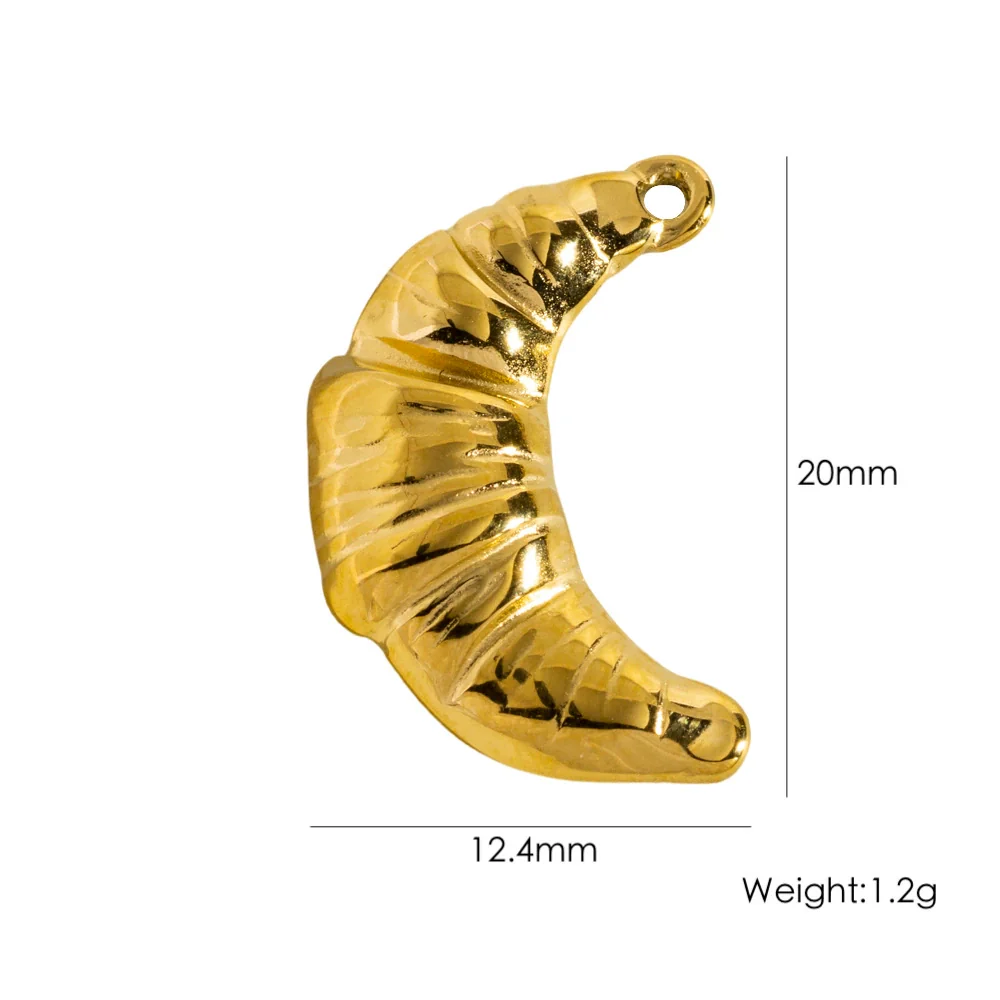 Stainless Steel Geometric Boots Tower Love Oil Drop Shell Pendant Jewelry Accessories With Vacuum In Furnace Electroplating - Image 29