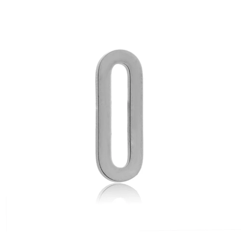 Stainless Steel Geometric Flattened Oval Rectangular Pendants Diy Bracelet Necklace Accessories Electroplated - Image 7