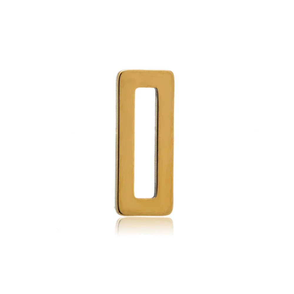 Stainless Steel Geometric Flattened Oval Rectangular Pendants Diy Bracelet Necklace Accessories Electroplated - Image 8