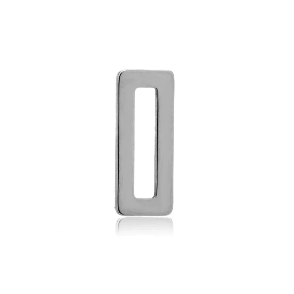 Stainless Steel Geometric Flattened Oval Rectangular Pendants Diy Bracelet Necklace Accessories Electroplated - Image 9