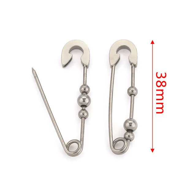 Stainless Steel Geometric Hirback Pattern Handmade Electroplated Brooch Accessories - Image 14