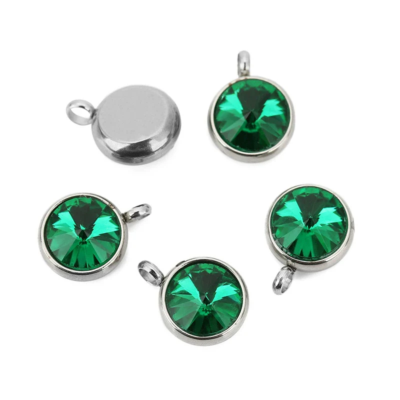 Stainless Steel Geometric Pendant Necklace With Welding And Electroplating Smooth Pattern - Image 9