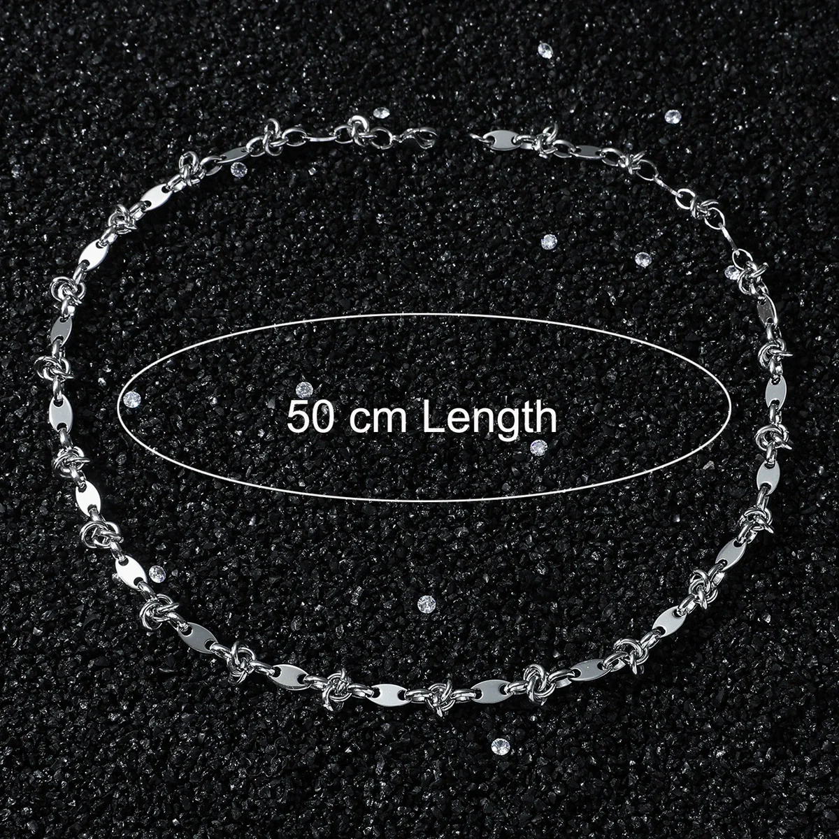 Stainless Steel Geometric Pig Nose Buckle Cuban Chain Necklace With Polishing Treatment Hiphop Style - Image 4