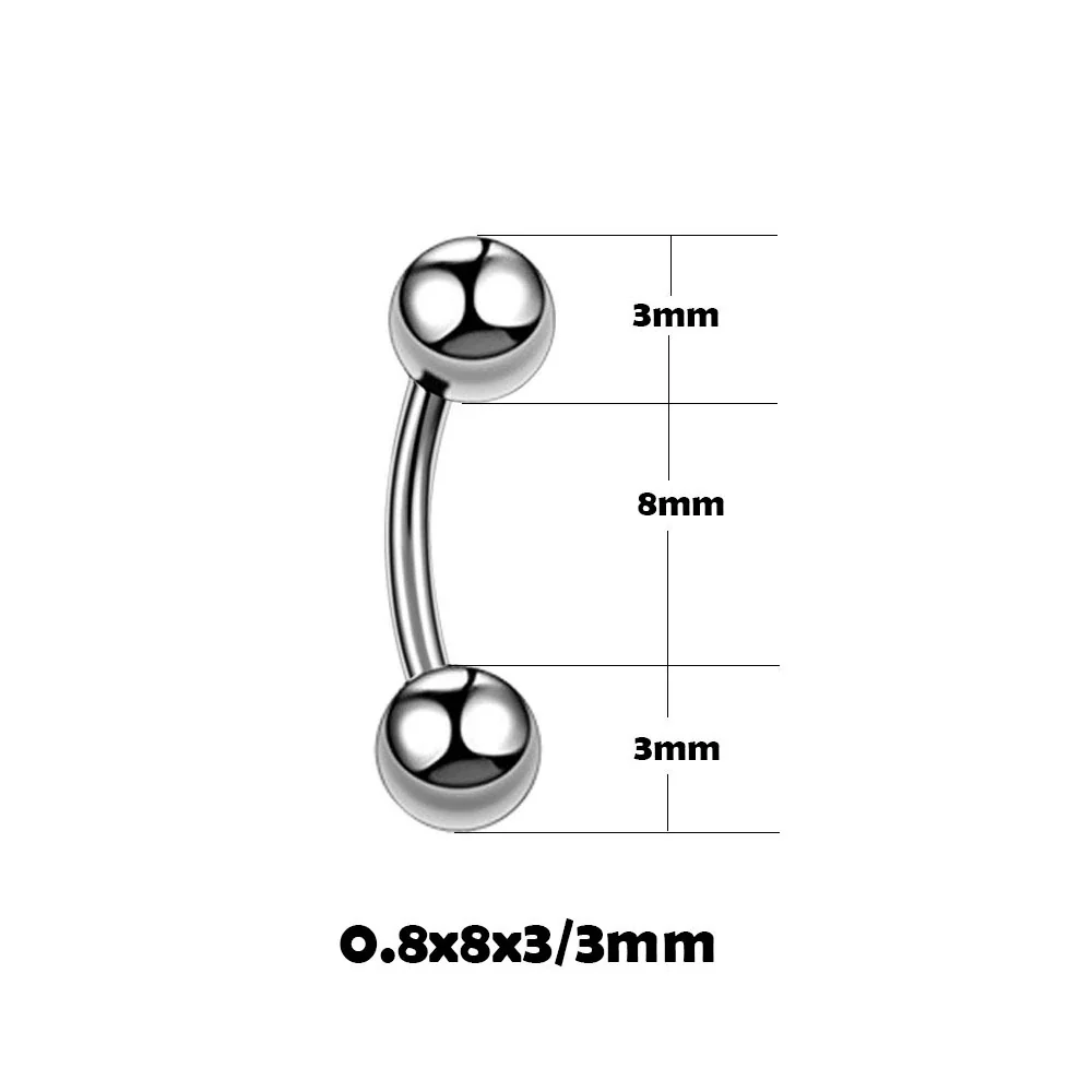 Stainless Steel Geometric Thin Rod Earrings And Horseshoe Lip Ring And Tshaped Lip Nail With Electroplating Treatment - Image 15
