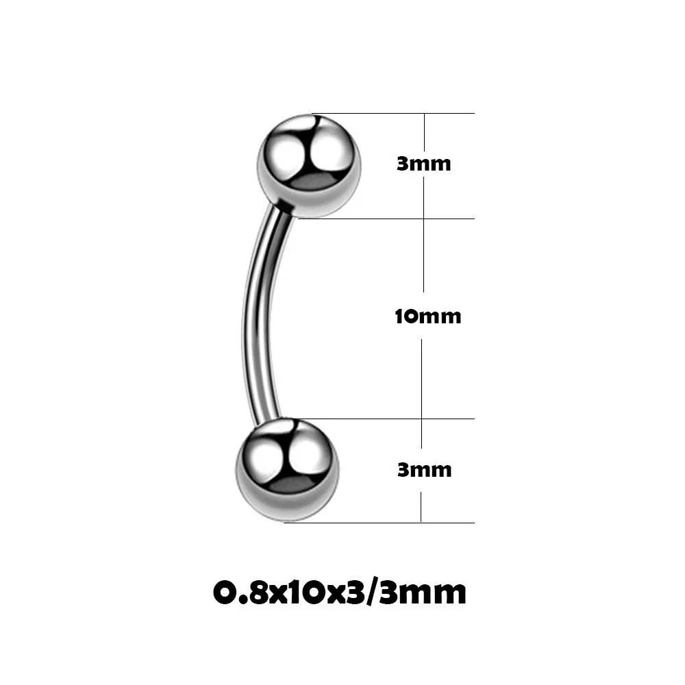 Stainless Steel Geometric Thin Rod Earrings And Horseshoe Lip Ring And Tshaped Lip Nail With Electroplating Treatment - Image 16