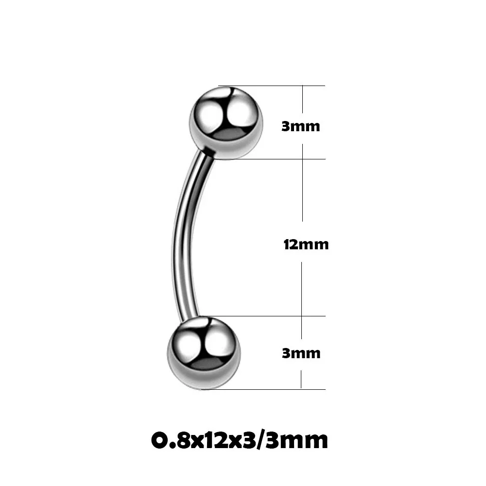 Stainless Steel Geometric Thin Rod Earrings And Horseshoe Lip Ring And Tshaped Lip Nail With Electroplating Treatment - Image 17