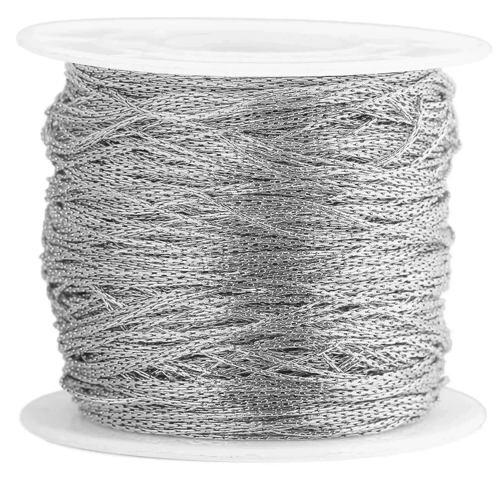 Stainless Steel Hammer Chain 18K Vacuum Plated Necklace Diy Accessories For Chain Necklace And Bracelet Making - Image 5