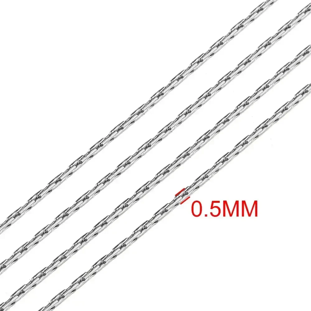 Stainless Steel Hammer Chain 18K Vacuum Plated Necklace Diy Accessories For Chain Necklace And Bracelet Making - Image 7