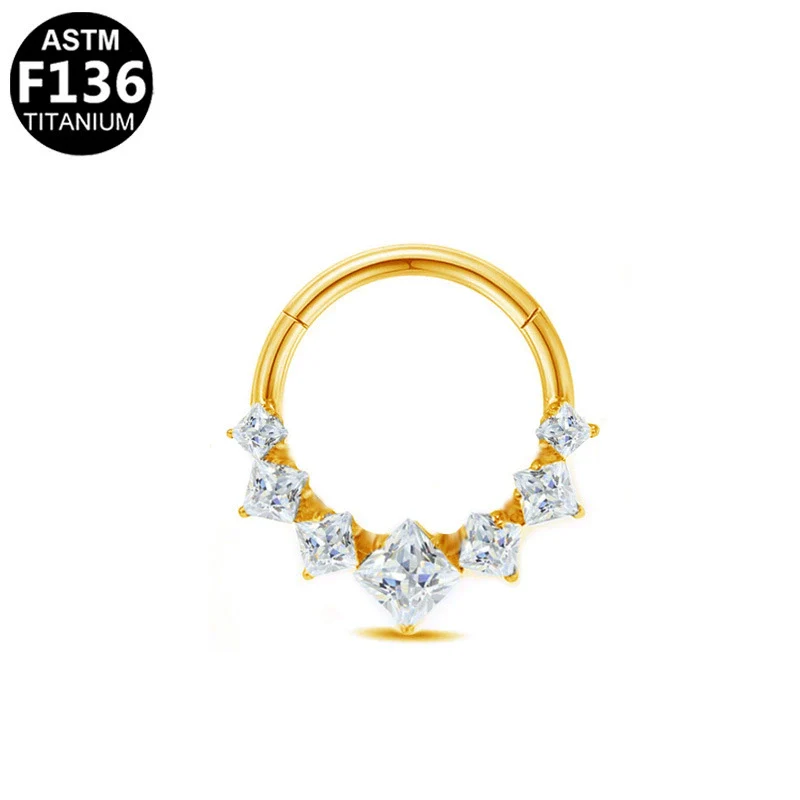 Stainless Steel Heart Shape Diamond Inlaid Nose Ring And Ear Ring For Body Piercing Minimalist Style Unisex Jewelry - Image 8