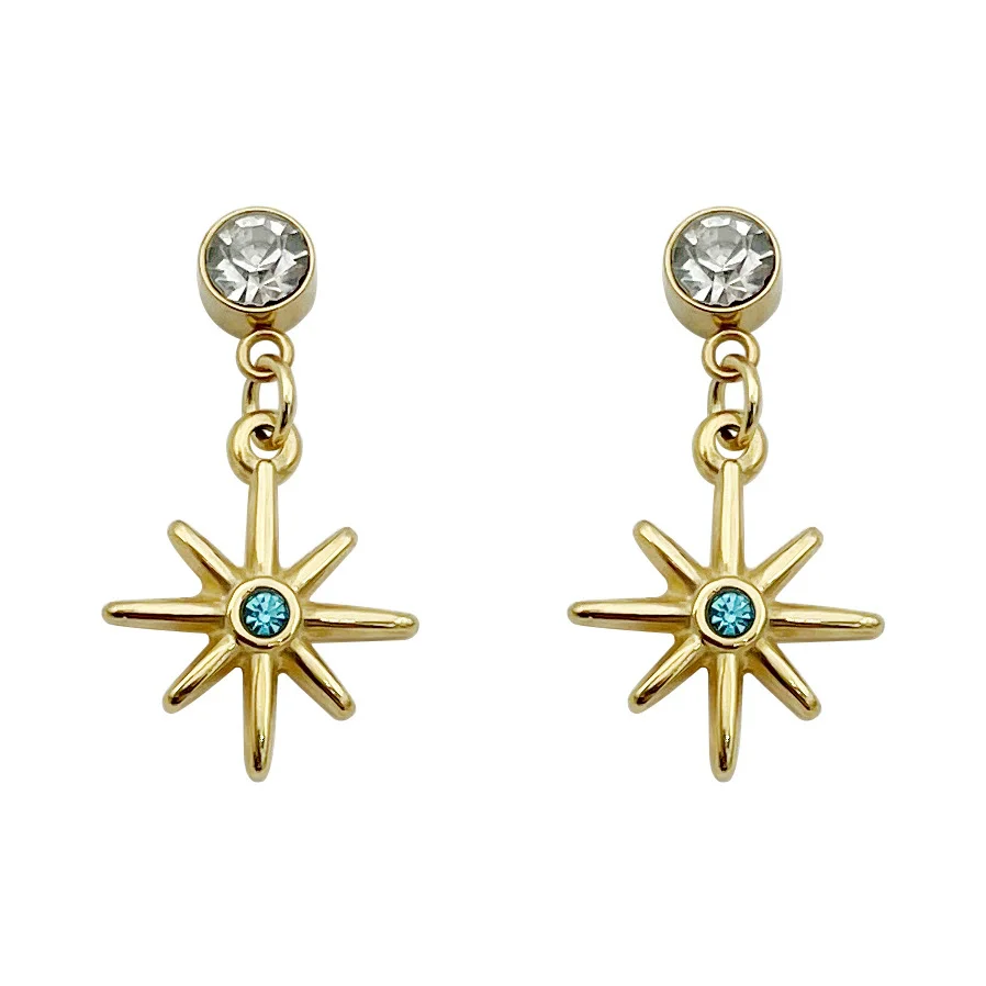 Stainless Steel Heart Shape Electroplated Women's Earrings - Image 4