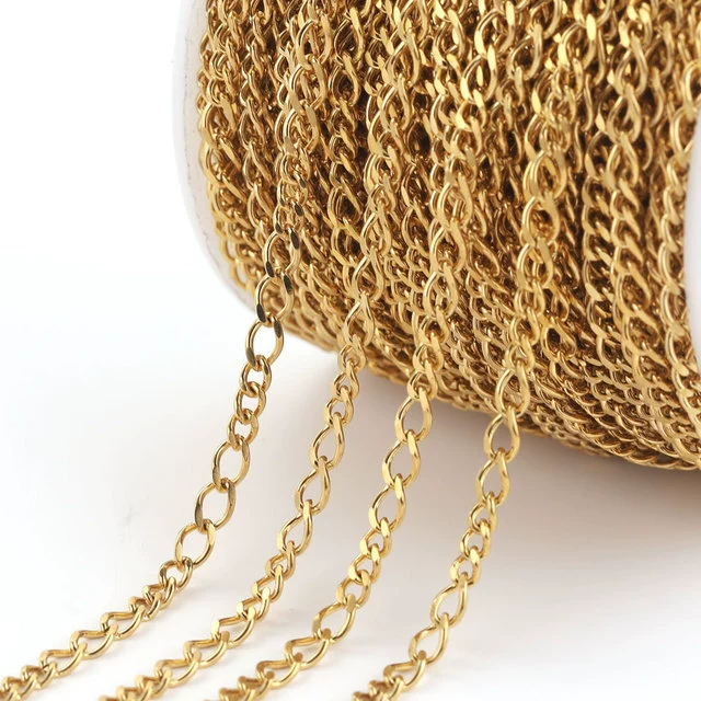 Stainless Steel Hip Hop Style Totem Pattern Oshaped Chain Jewelry Accessories Diy Handmade Pendant Necklace Bracelet - Image 6