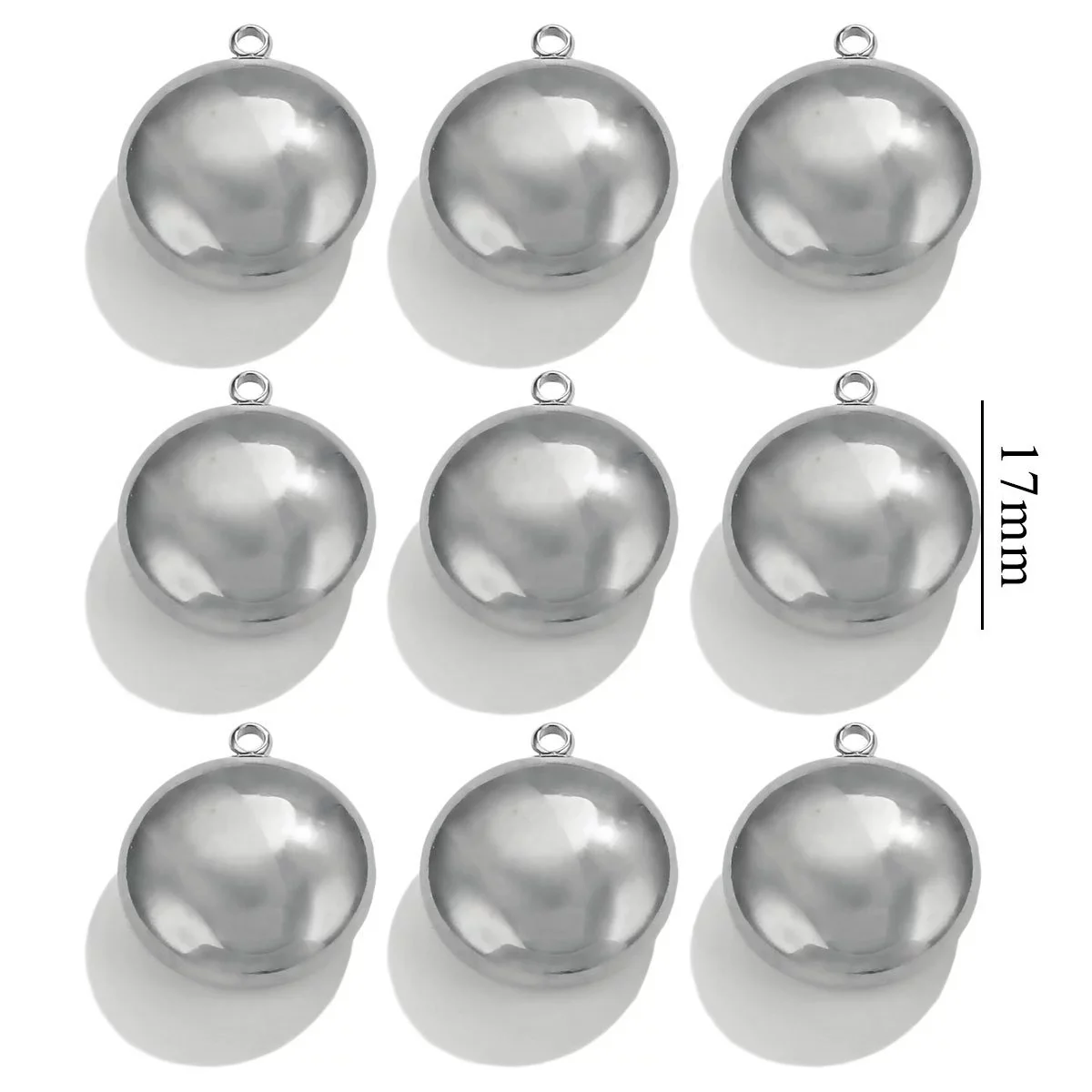 Stainless Steel Hollow Peach Heart Pendant Jewelry Accessories With Electroplating Process For Diy Bracelet And Necklace - Image 6