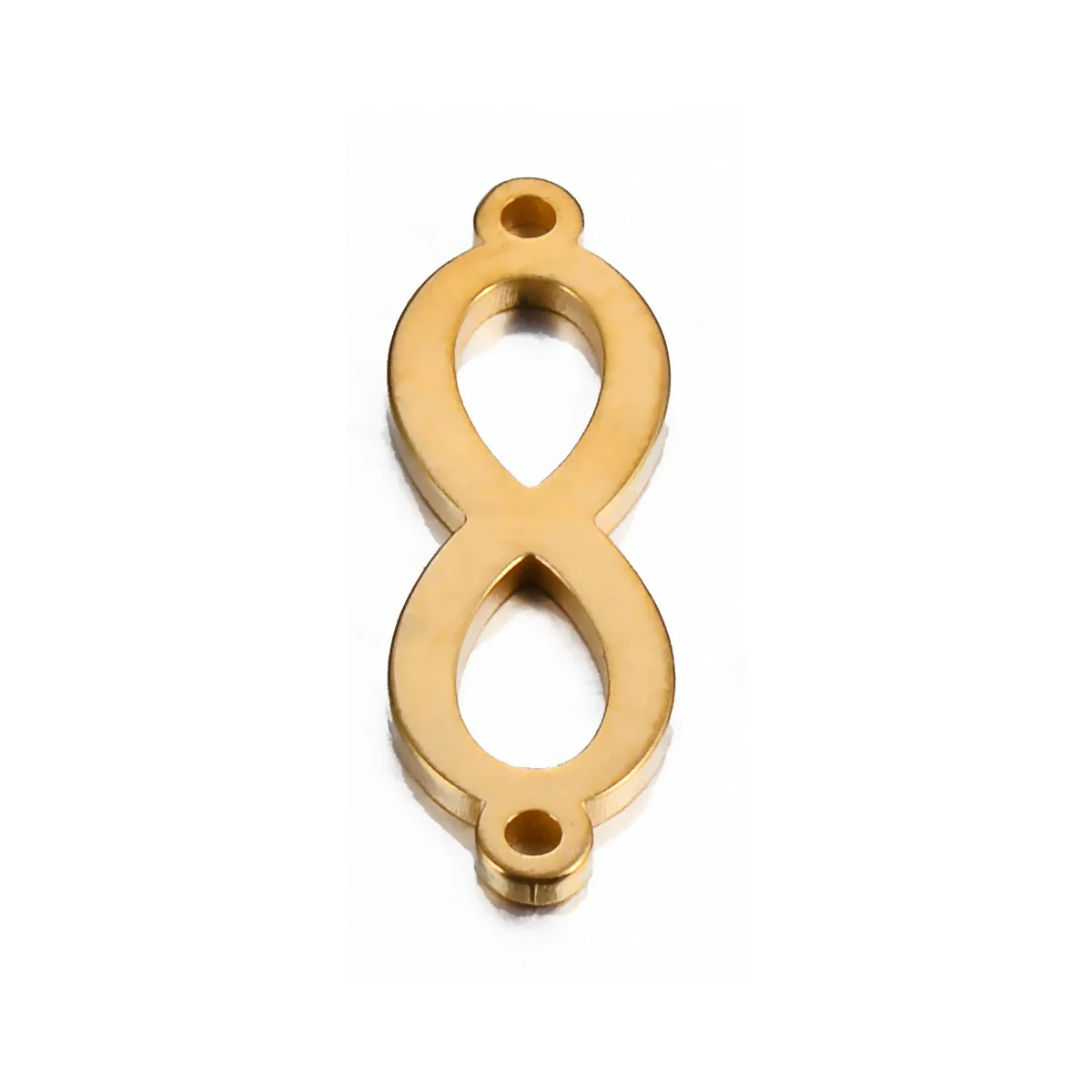 Stainless Steel Infinity Pendant Double Hanging Diy Bracelet Jewelry Accessories With Electroplating Treatment - Image 7