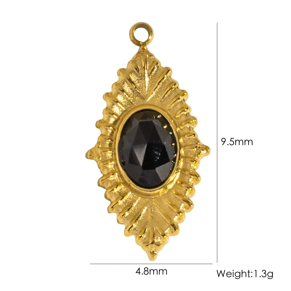 Stainless Steel Jewelry Accessories Apple Cross Love Diamond Oil Drop Shell Joker Pendant Electroplating - Image 21
