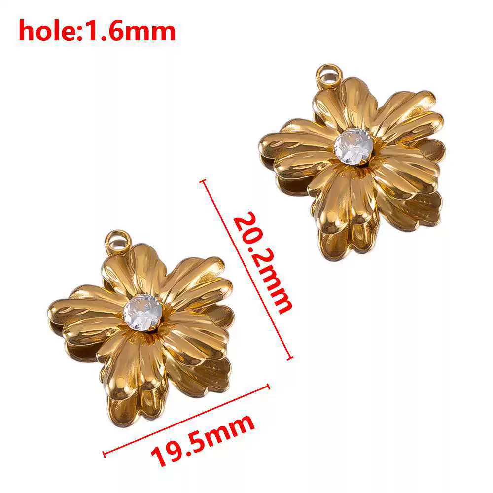 Stainless Steel Jewelry Accessories Starfish Turtle Manta Ray Pendant Electroplated - Image 15
