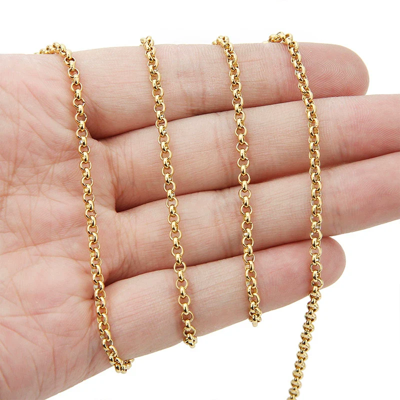 Stainless Steel Jewelry Fashion Necklace With Electroplating Treatment - Image 4