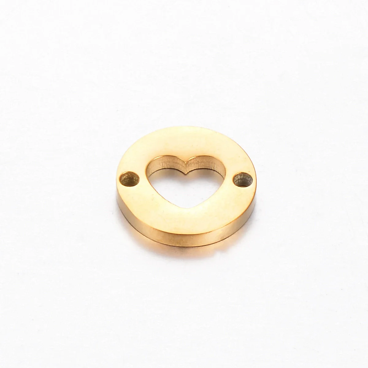 Stainless Steel Jewelry Pendant With Geometric Shape Electroplating Palm Heart Infinite Symbol Turtle Mermaid Airplane Double Hole Design - Image 14