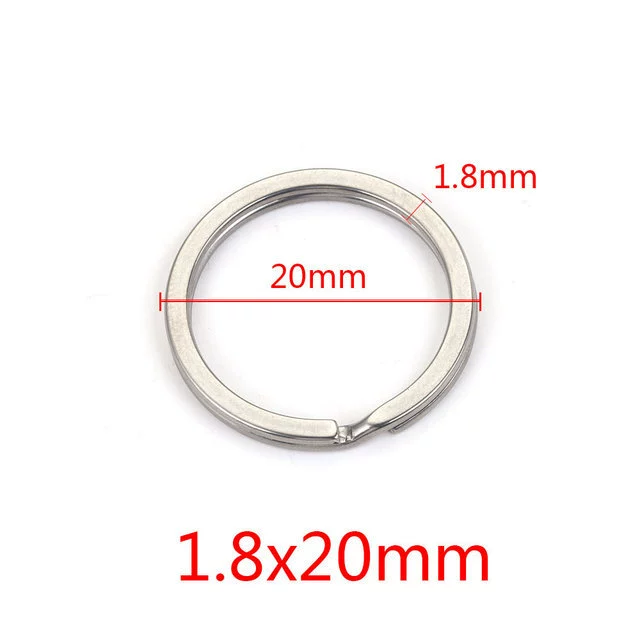 Stainless Steel Key Ring Handmade Jewelry Accessories With Geometric Totem And Electroplating - Image 6