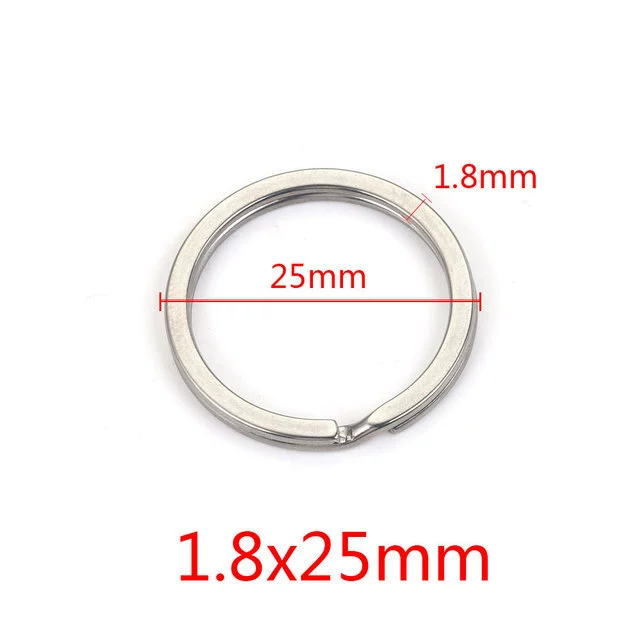 Stainless Steel Key Ring Handmade Jewelry Accessories With Geometric Totem And Electroplating - Image 7