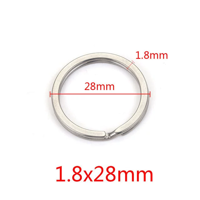 Stainless Steel Key Ring Handmade Jewelry Accessories With Geometric Totem And Electroplating - Image 8
