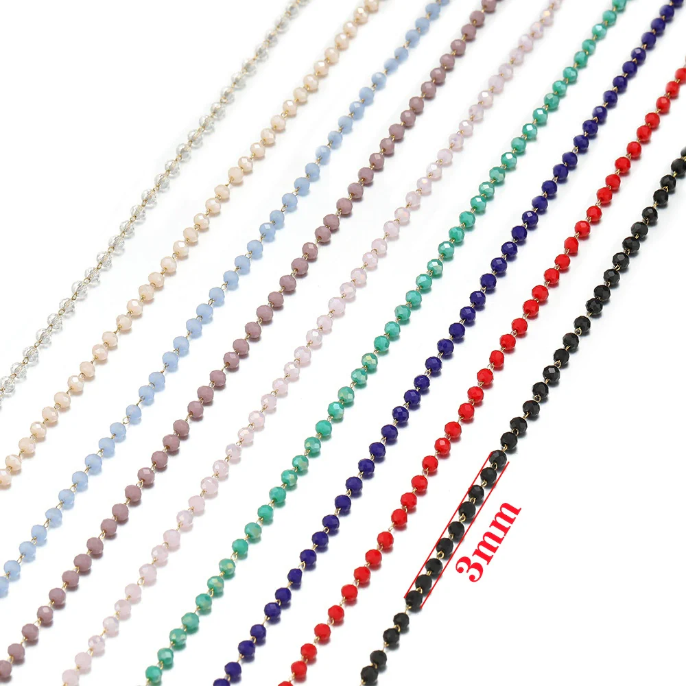 Stainless Steel Light Luxury Geometric Gold Bead Chain Jewelry Accessories For Diy Bracelet And Necklace With Electroplating Treatment - Image 3