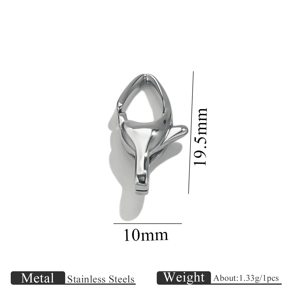 Stainless Steel Lobster Clasp Bracelet Necklace Buckle Diy Jewelry Accessories With Totem Pattern And Electroplating Finish - Image 8