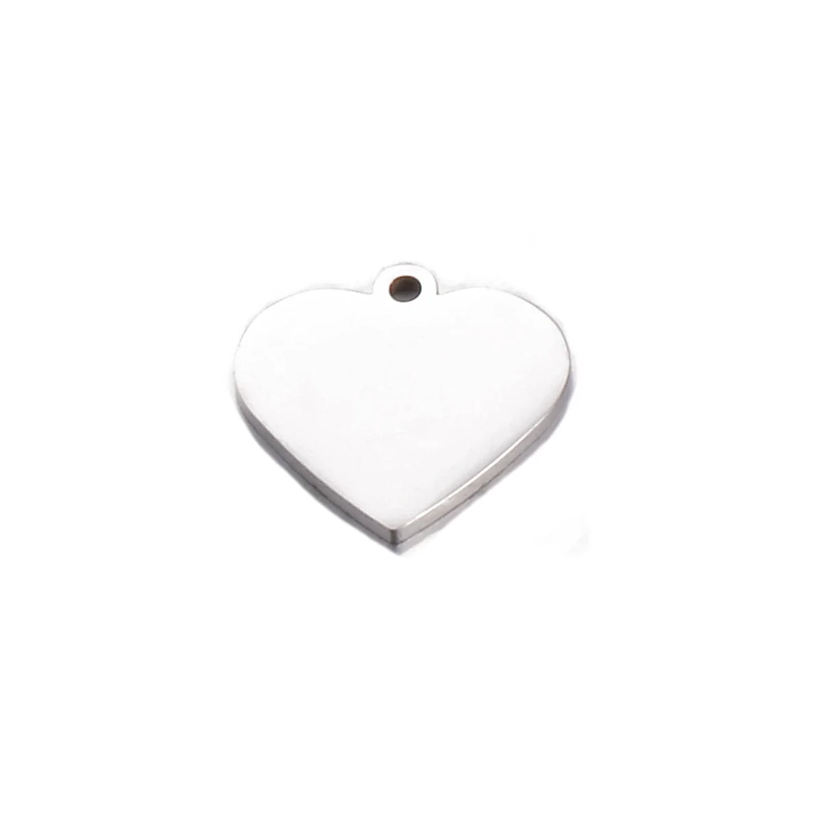 Stainless Steel Love Shape Jewelry Accessories Singlesided Polished Brushed Electroplated Diy Necklace Bracelet Pendant - Image 6
