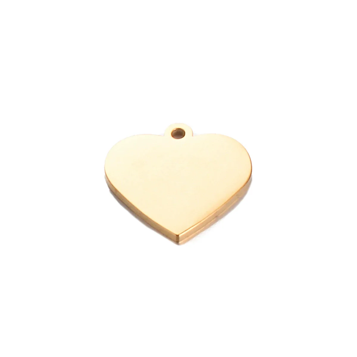 Stainless Steel Love Shape Jewelry Accessories Singlesided Polished Brushed Electroplated Diy Necklace Bracelet Pendant - Image 7