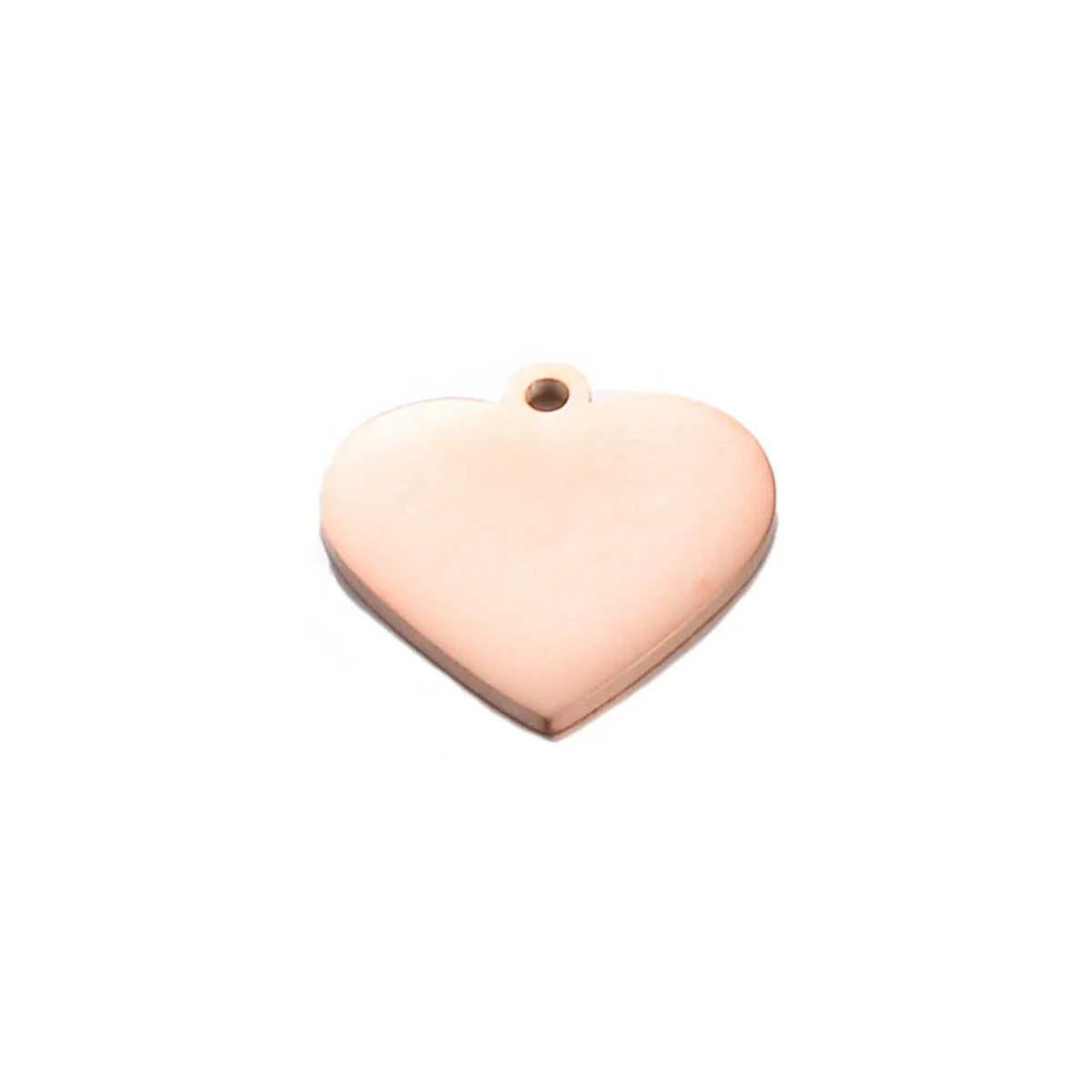 Stainless Steel Love Shape Jewelry Accessories Singlesided Polished Brushed Electroplated Diy Necklace Bracelet Pendant - Image 8