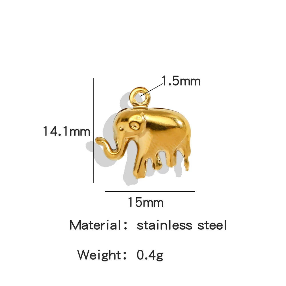 Stainless Steel Marine Series Shell Conch Sea Star Jewelry Accessories Pendant With Electroplating - Image 12