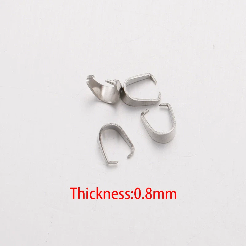 Stainless Steel Melon Buckle Jewelry Accessories Diy Handmade Pendant Button Interface With Electroplating - Image 6