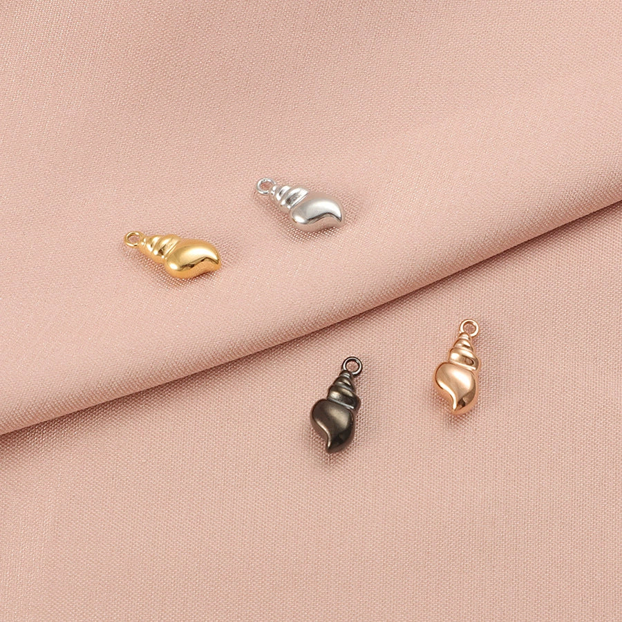 Stainless Steel Mini Electric Throw Pendant Marine Series Shell Whale Cartoon Animal Diy Jewelry Accessories - Image 7