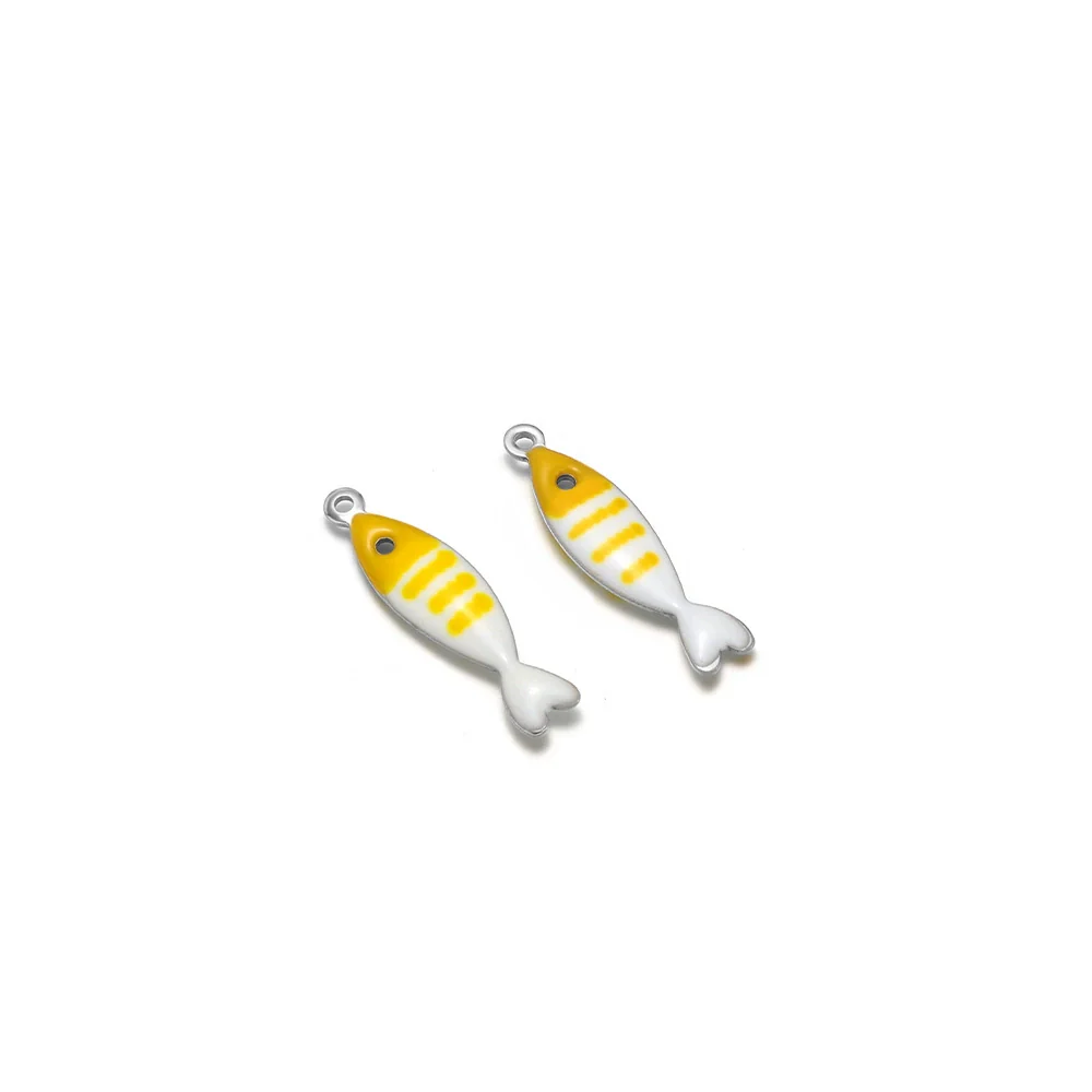 Stainless Steel Minimalist Dripping Oil Small Fish Pendant Necklace Clothing Accessories - Image 11