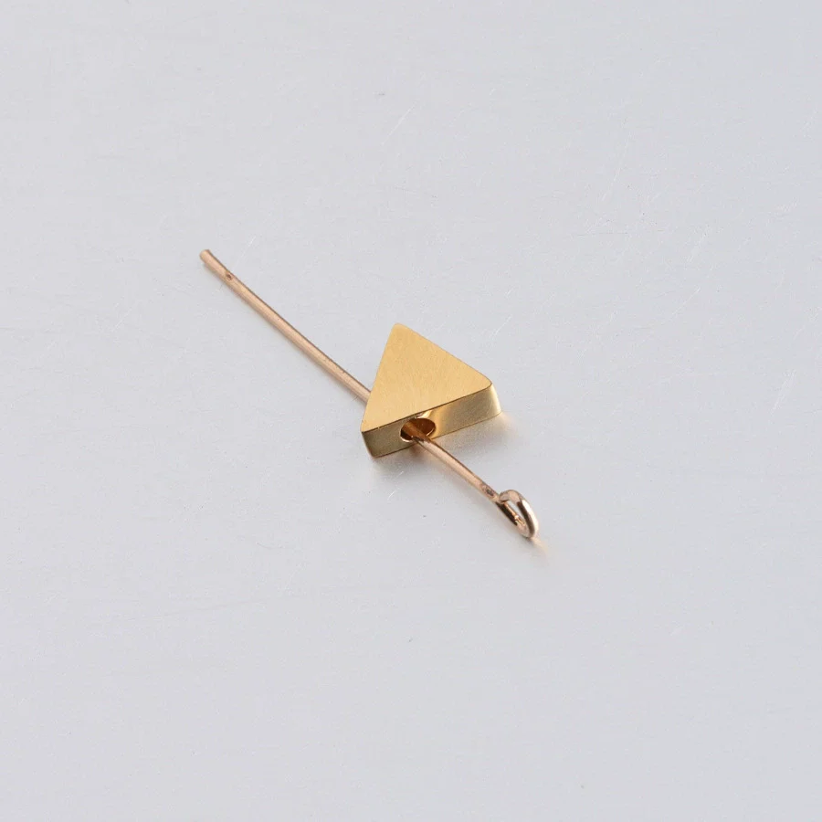Stainless Steel Mirror Geometric Triangle Jewelry Accessories Diy Beads With Mirror Finish Polishing - Image 6