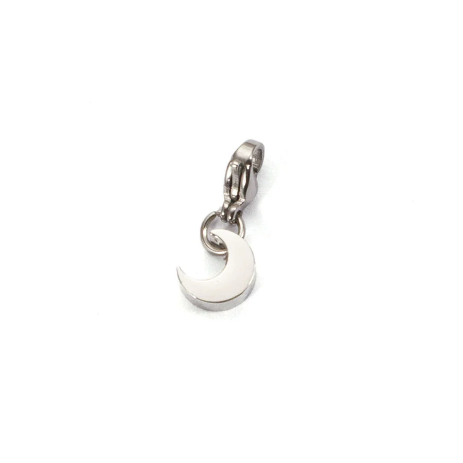 Stainless Steel Moon Pendant Jewelry Accessories With Electroplating And Small Fresh Style - Image 5
